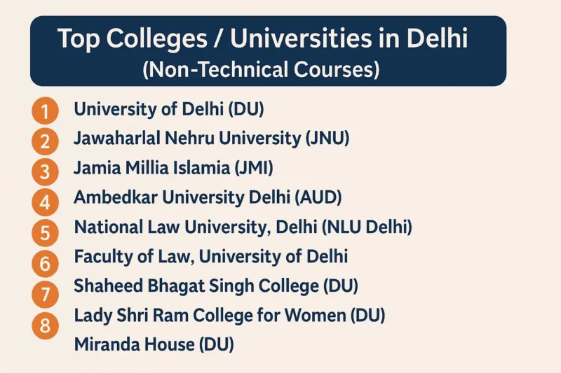 Best colleges in Delhi