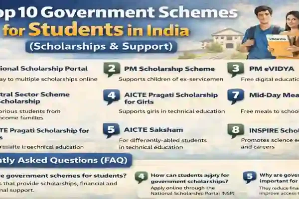 government schemes for students in India