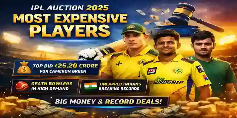 IPL Auction 2025 most expensive players list with highest bids